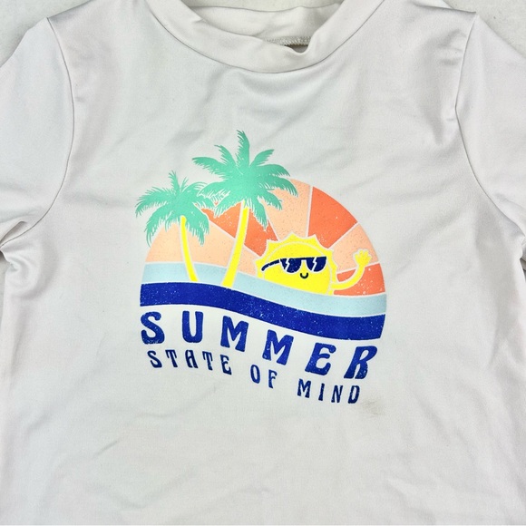 Cat & Jack Short Sleeve Swim Shirt/Rashguard - Picture 2 of 4